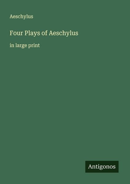 Produktbild: Four Plays of Aeschylus