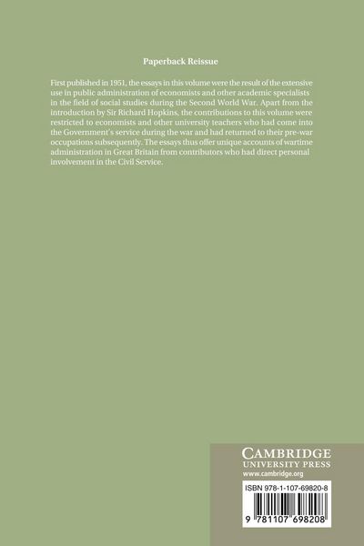 Produktbild: Lessons of the British War Economy