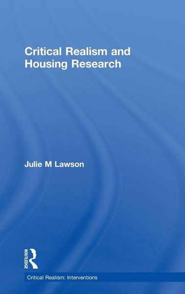 Produktbild: Critical Realism and Housing Research