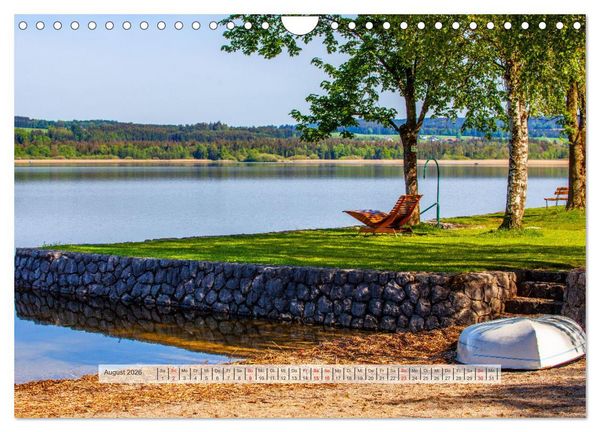 Produktbild: Rund um den Wallersee (Wandkalender 2026 DIN A4 quer), CALVENDO Monatskalender
