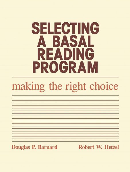 Produktbild: Selecting a Basal Reading Program