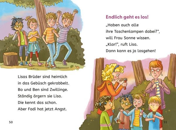 Produktbild: Leseprofis &ndash; Geheimnisvolle Abenteuer im Dunkeln, 1. Klasse (Doppelband)