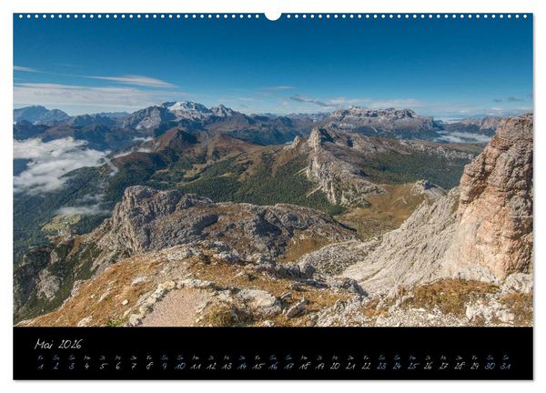 Produktbild: Dolomiten (Wandkalender 2026 DIN A2 quer), CALVENDO Monatskalender