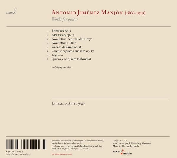 Produktbild: Manjon/Works for Guitar