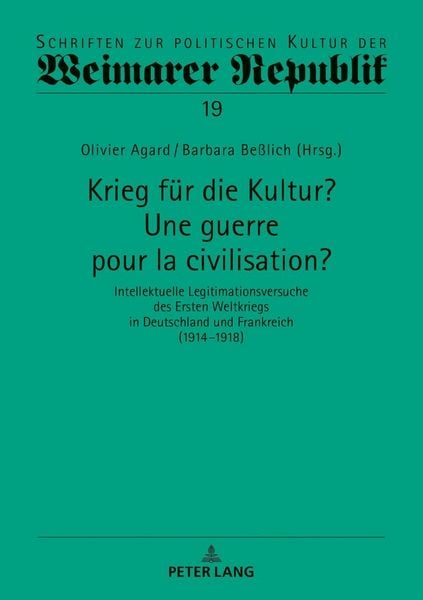Produktbild: Krieg f&uuml;r die Kultur? Une guerre pour la civilisation?