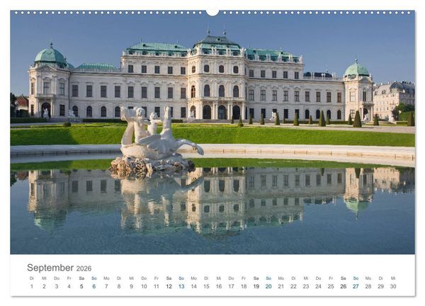 Produktbild: Traumhaftes Wien 2026 (hochwertiger Premium Wandkalender 2026 DIN A2 quer), Kunstdruck in Hochglanz