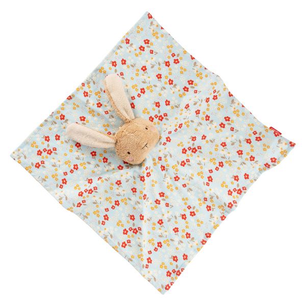 Produktbild: Sigikid 31269 - Baby Schnuffeltuch Hase, braun/mint/gebl&uuml;mt, Farmhouse Family