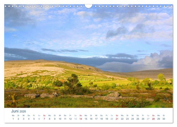 Produktbild: Irland 2026. Impressionen zwischen gr&uuml;nen H&uuml;geln und blauen K&uuml;sten (Wandkalender 2026 DIN A3 quer), CALVENDO Monatskalender