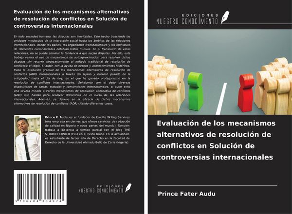 Produktbild: Evaluaci&oacute;n de los mecanismos alternativos de resoluci&oacute;n de conflictos en Soluci&oacute;n de controversias internacionales