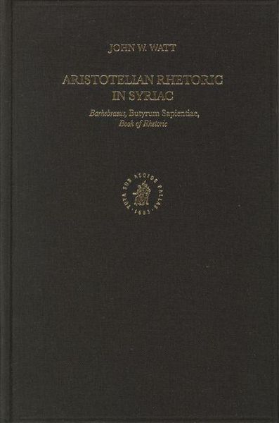 Produktbild: Aristotelian Rhetoric in Syriac