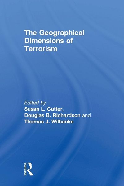 Produktbild: The Geographical Dimensions of Terrorism
