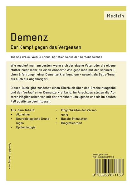 Produktbild: Demenz – Der Kampf gegen das Vergessen