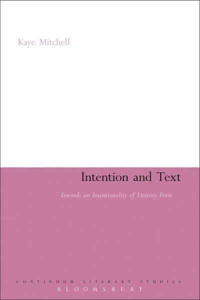 Produktbild: Intention and Text
