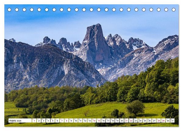 Produktbild: Sublimes paysages d'Espagne (Calendrier de bureau 2026 DIN A5 vertical), CALVENDO calendrier mensuel