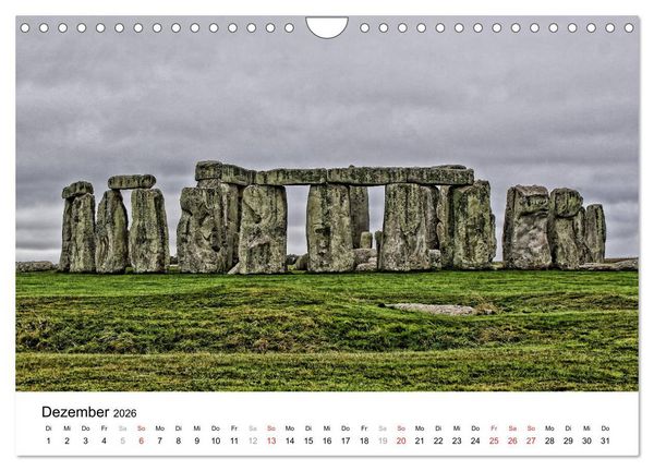Produktbild: Englands wilder S&uuml;den (Wandkalender 2026 DIN A4 quer), CALVENDO Monatskalender