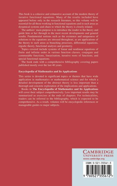 Produktbild: Iterative Functional Equations