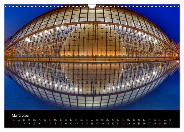 Produktbild: Moderne Architektur in Valencia (Wandkalender 2026 DIN A3 quer), CALVENDO Monatskalender