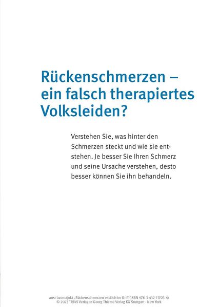 Produktbild: R&uuml;ckenschmerzen endlich im Griff