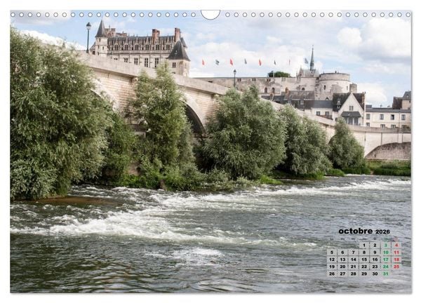 Produktbild: Bords de Loire Ville d'Amboise (Calendrier mural 2026 DIN A3 vertical), CALVENDO calendrier mensuel