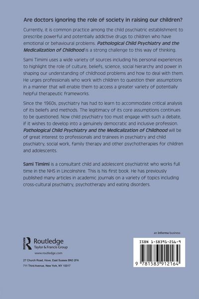 Produktbild: Pathological Child Psychiatry and the Medicalization of Childhood