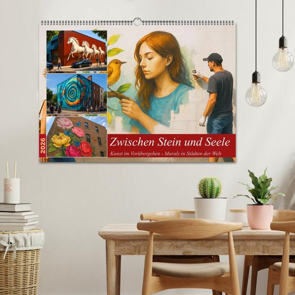 Produktbild: Zwischen Stein und Seele (Wandkalender 2026 DIN A2 quer), CALVENDO Monatskalender
