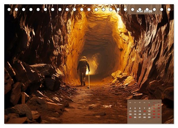 Produktbild: Der Schimmer im Dreck (Tischkalender 2026 DIN A5 quer), CALVENDO Monatskalender