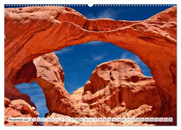 Produktbild: Faszination USA - Eine Reise durch Stadt und Natur (hochwertiger Premium Wandkalender 2026 DIN A2 quer), Kunstdruck in Hochglanz
