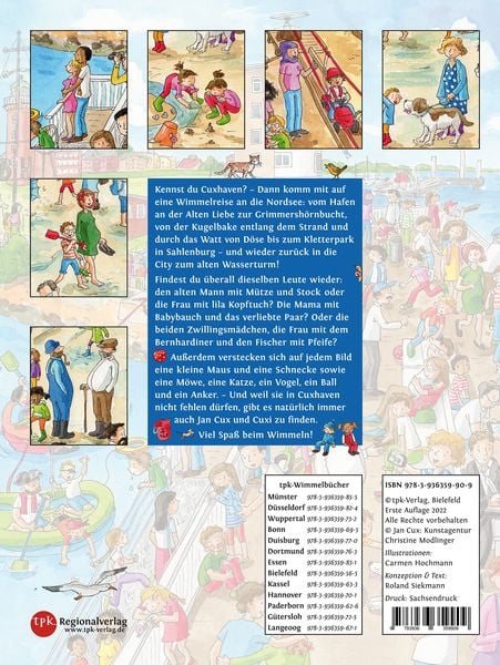 Produktbild: Das gro&szlig;e CUXHAVEN-Wimmelbuch