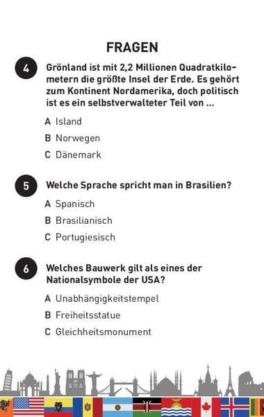 Produktbild: Das gro&szlig;e L&auml;nder-Quiz I ab 10 Jahren