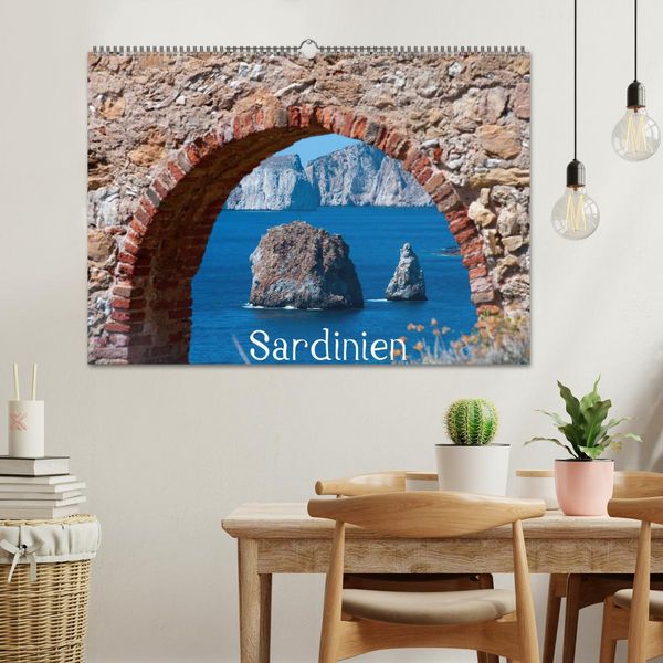 Produktbild: Sardinien (Wandkalender 2026 DIN A2 quer), CALVENDO Monatskalender