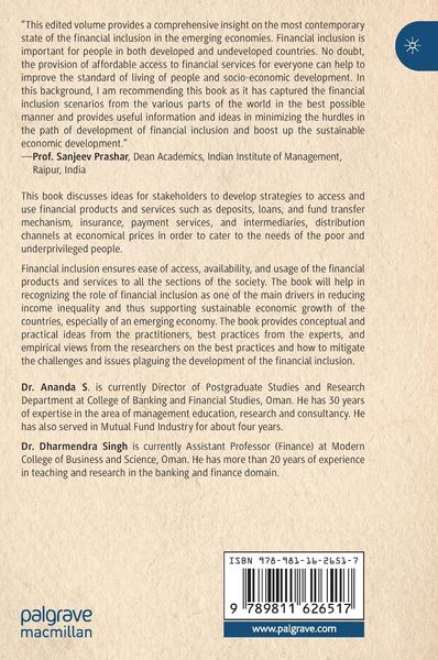 Produktbild: Financial Inclusion in Emerging Markets