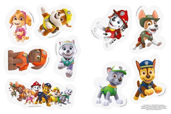 Produktbild: PAW Patrol Mitmachbuch: Malspa&szlig; mit Fensterstickern