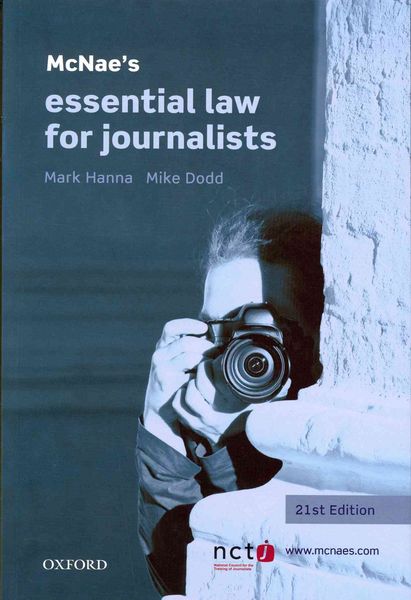 Produktbild: McNae's Essential Law for Journalists