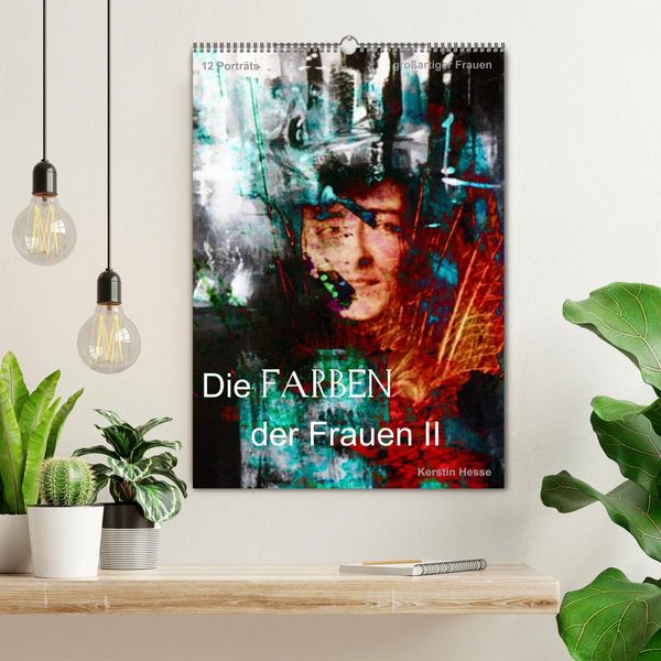 Produktbild: Die FARBEN der Frauen II (Wandkalender 2026 DIN A2 hoch), CALVENDO Monatskalender