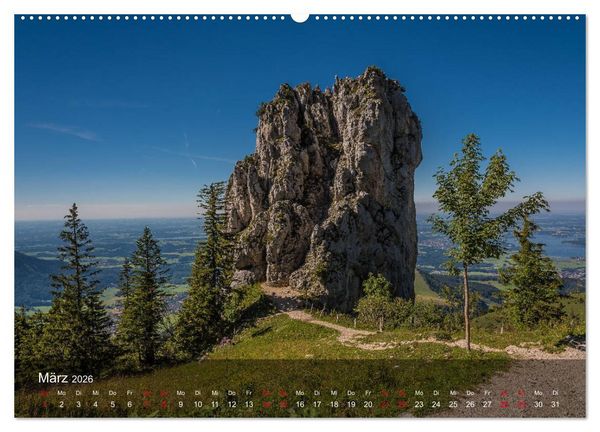 Produktbild: Naturerlebnis Aschau (Wandkalender 2026 DIN A2 quer), CALVENDO Monatskalender