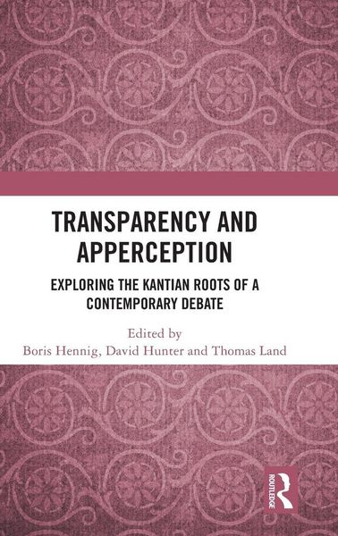 Produktbild: Transparency and Apperception
