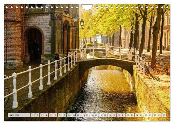 Produktbild: Ein Blick auf Delft (Wandkalender 2027 DIN A4 quer), CALVENDO Monatskalender