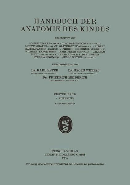 Produktbild: Handbuch der Anatomie des Kindes