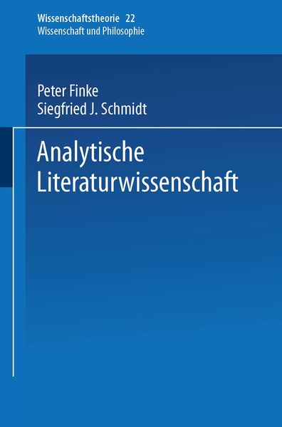 Produktbild: Analytische Literaturwissenschaft