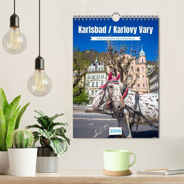 Produktbild: Karlsbad / Karlovy Vary - Heilbad im Westb&ouml;hmischen B&auml;derdreieck (Wandkalender 2026 DIN A4 hoch), CALVENDO Monatskalender