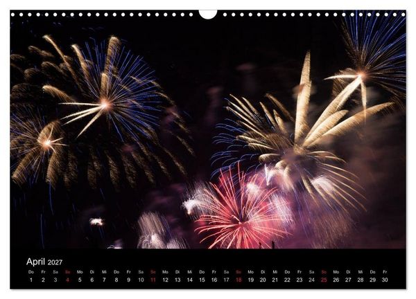 Produktbild: Feuerwerk (Wandkalender 2027 DIN A3 quer), CALVENDO Monatskalender