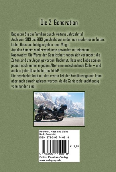 Produktbild: Hochmut, Hass und Liebe: Die 2. Generation