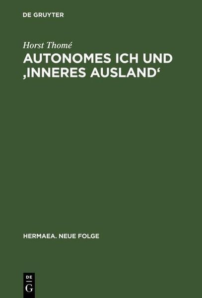 Produktbild: Autonomes Ich und 'Inneres Ausland'