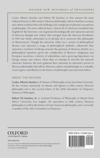 Produktbild: Mexican Philosophy in the 20th Century