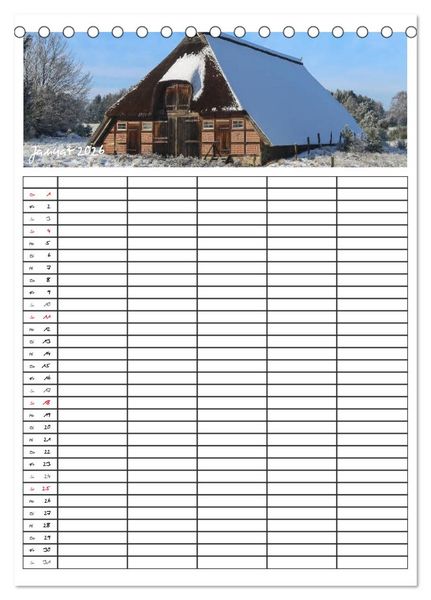 Produktbild: L&uuml;neburger Heide - Faszinierend sch&ouml;n (Tischkalender 2026 DIN A5 hoch), CALVENDO Monatskalender