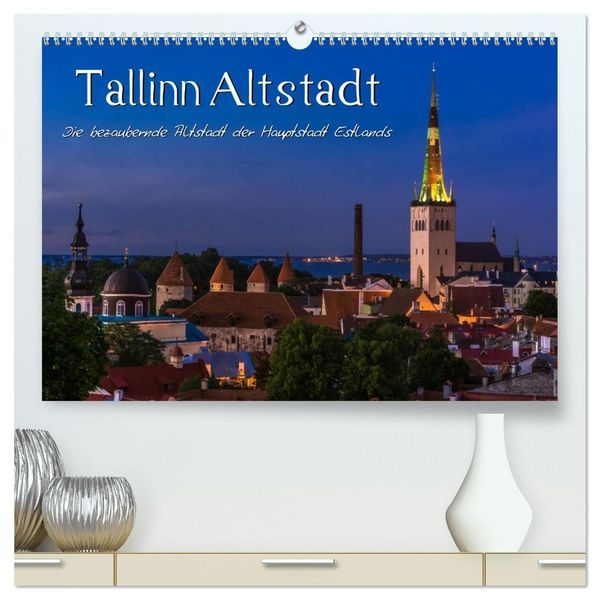 Produktbild: Tallinn Altstadt (hochwertiger Premium Wandkalender 2027 DIN A2 quer), Kunstdruck in Hochglanz