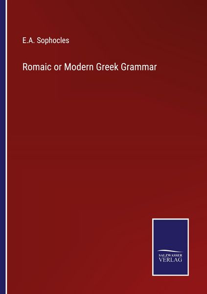 Produktbild: Romaic or Modern Greek Grammar