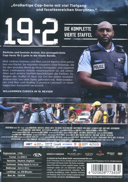 Produktbild: 19-2 - Staffel 4 [2 DVDs]