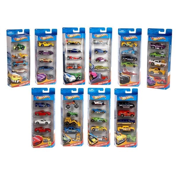 Mattel GmbH Hot Wheels 5er Geschenkset Sortiment