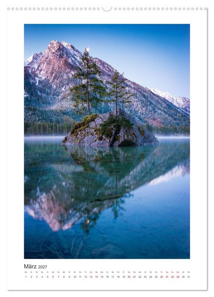 Produktbild: Ein Jahr am Hintersee (hochwertiger Premium Wandkalender 2027 DIN A2 hoch), Kunstdruck in Hochglanz